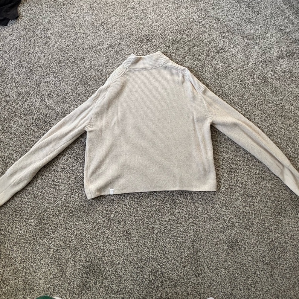 lululemon athletica Cream Turtleneck Sweater